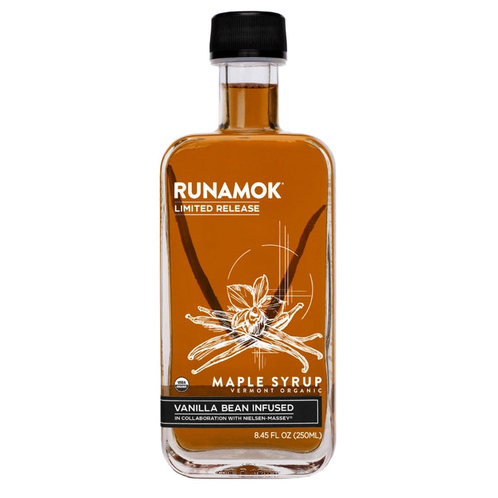 Vanilla Bean Infused Organic Maple Syrup 250ml