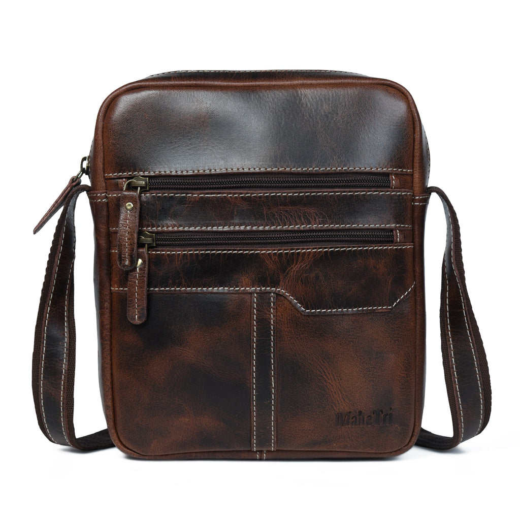 The Compact Messenger - Dark Brown