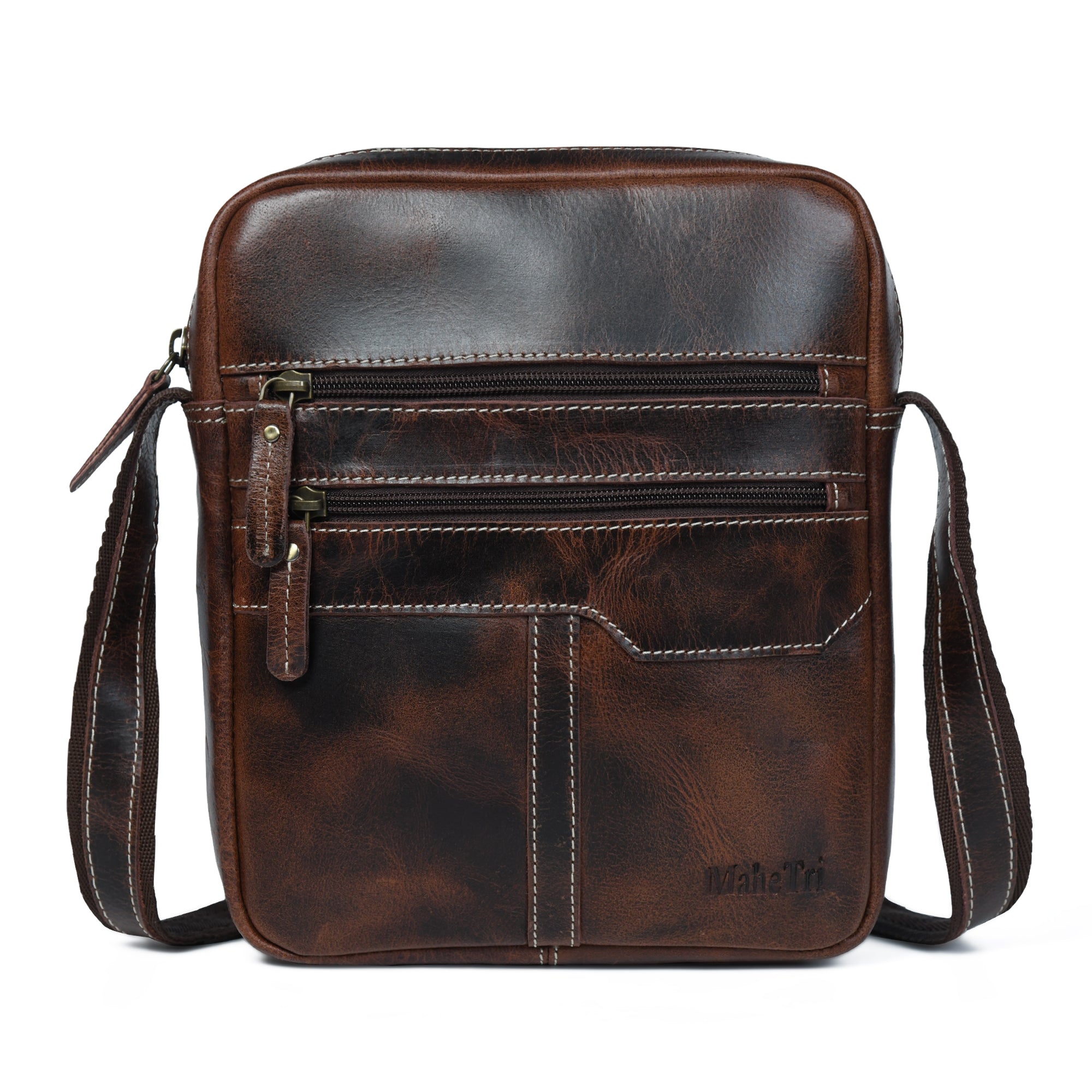 The Compact Messenger - Dark Brown