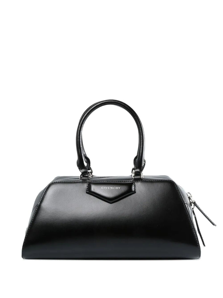 Women Small Antigona East - West Bag In Box Leather