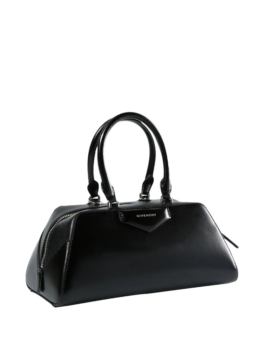 Women Small Antigona East - West Bag In Box Leather