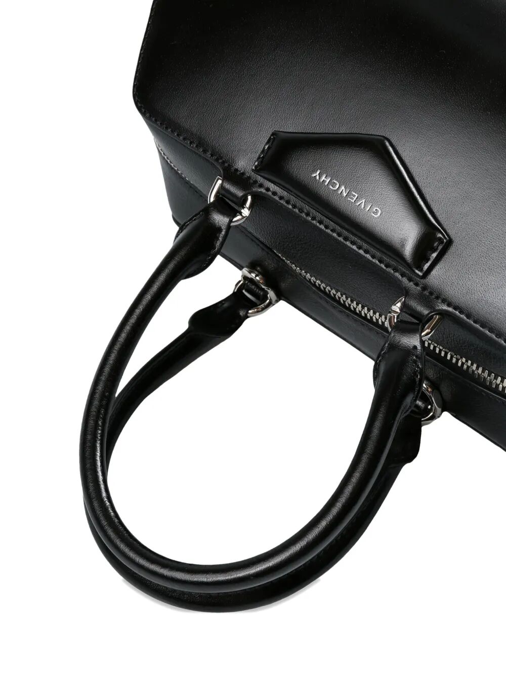 Women Small Antigona East - West Bag In Box Leather