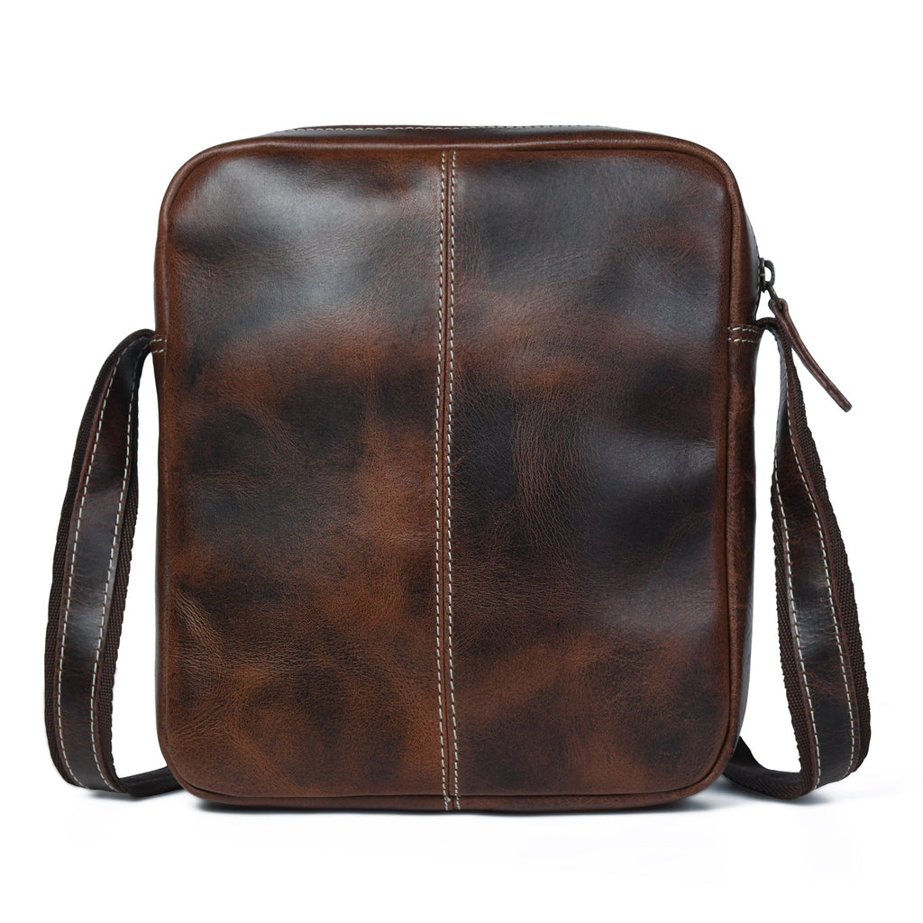 The Compact Messenger - Dark Brown