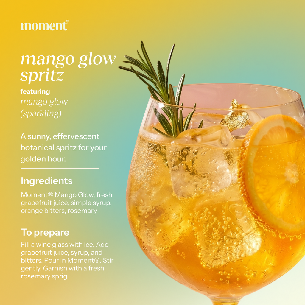 mango glow (botanical soda | 12 pack)