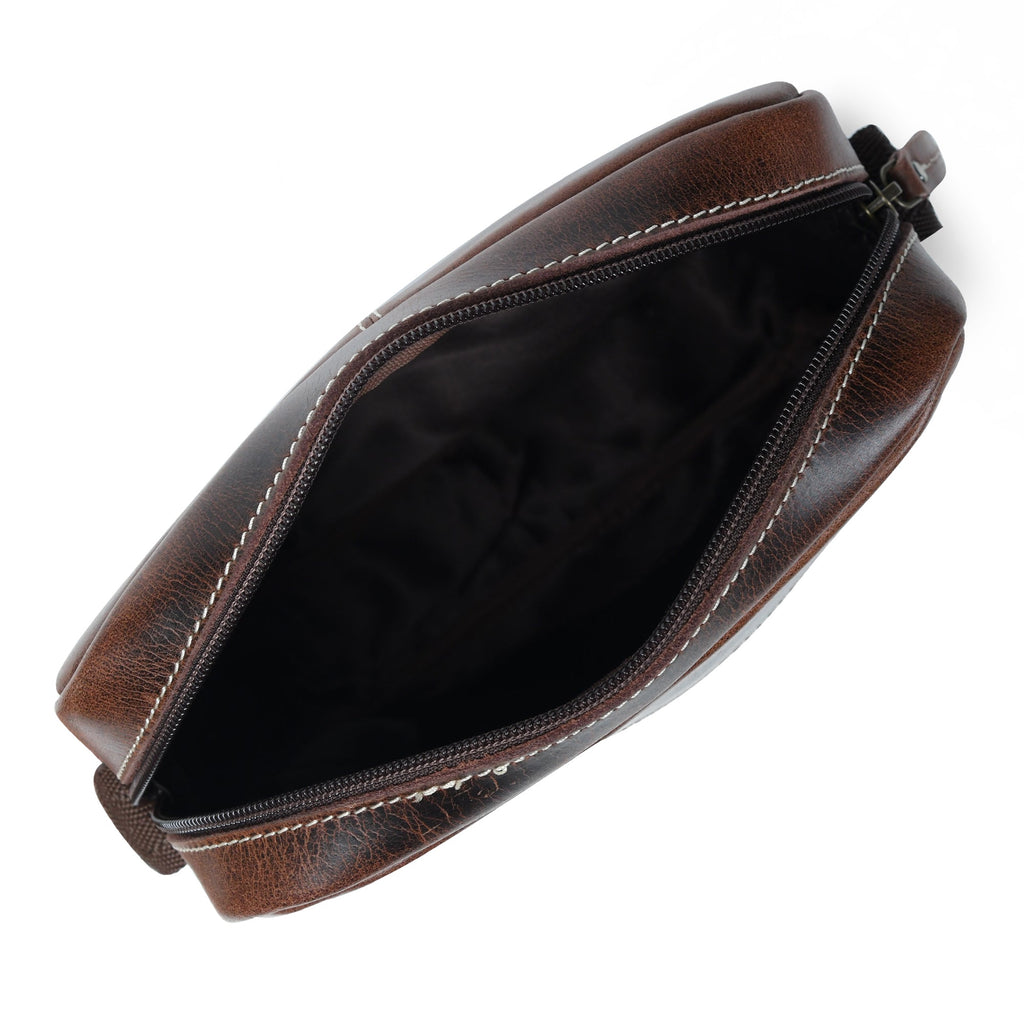 The Compact Messenger - Dark Brown