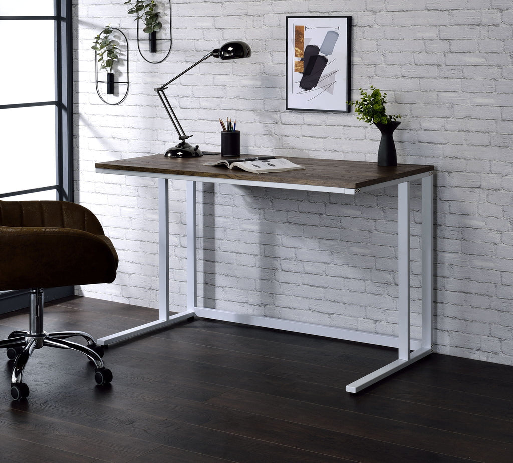 WONDERWALL 'Une Collection' Tyrese Writing Desk with USB Port – White or Black