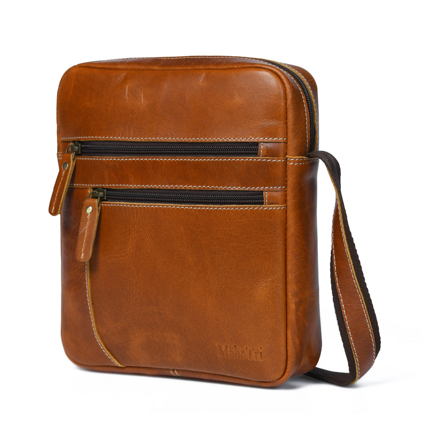 The Compact Messenger - Tan