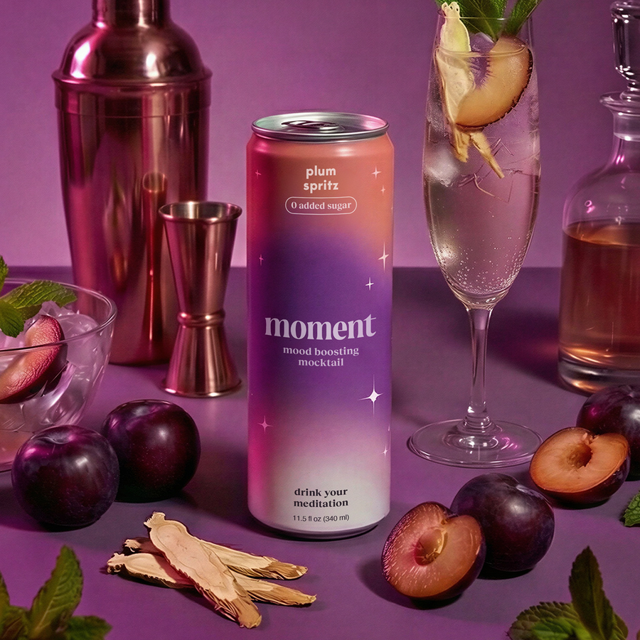 plum spritz (sparkling mocktail | 12 pack)