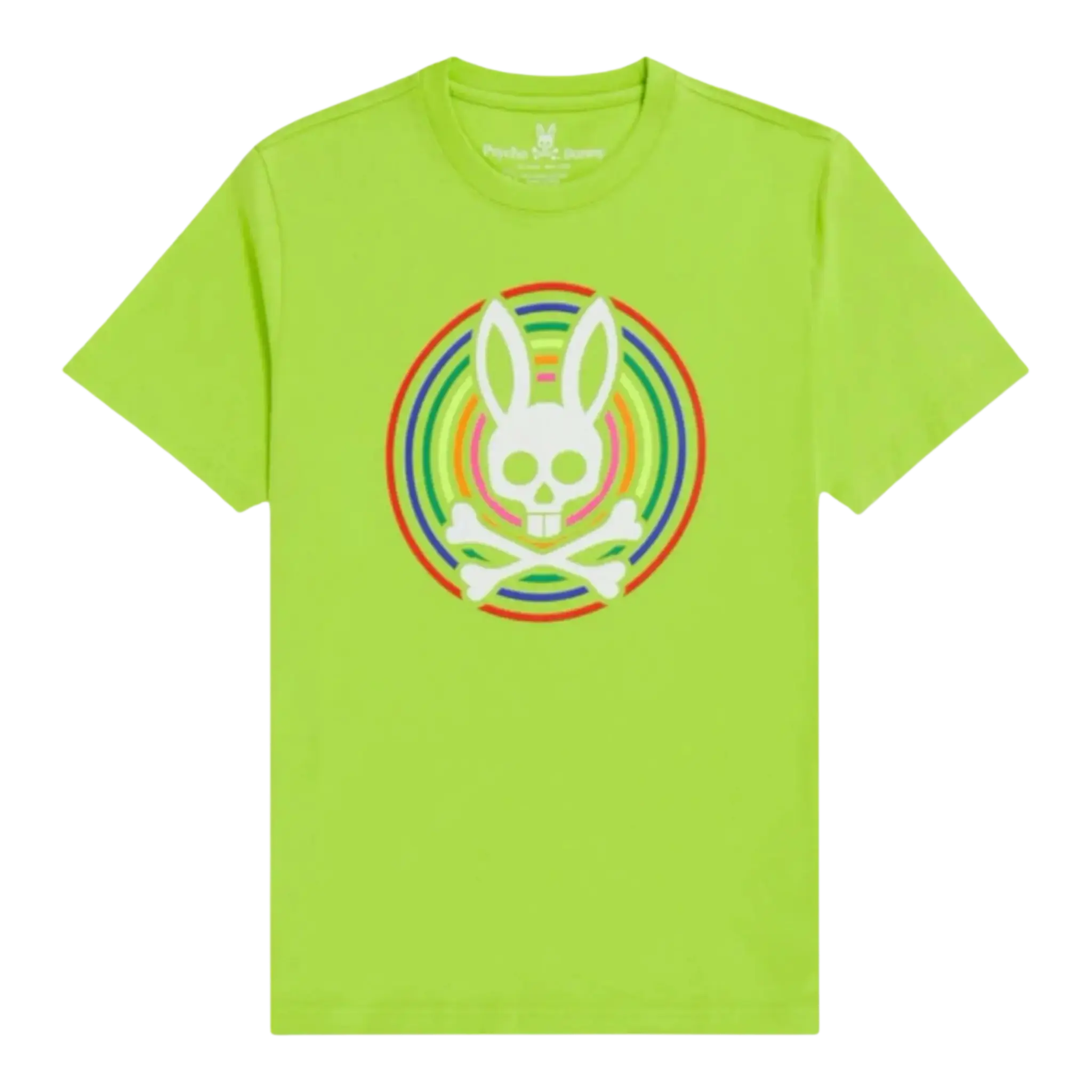 Psycho Bunny Andrew Men Big and Tall T‑Shirt Acid Lime