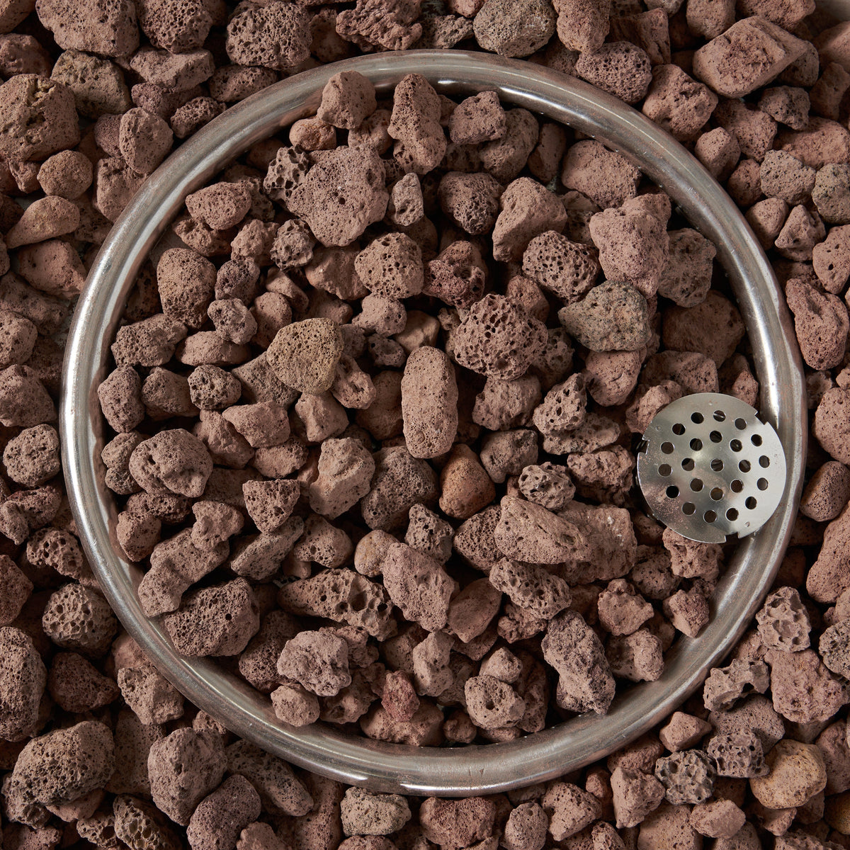 WONDERWALL 'Une Collection' 27" Bowl Propane Fire Pit with 40,000 BTU Output - Light Gray