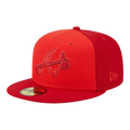 New Era 59Fifty Atlanta Braves Team Fitted Hat Red