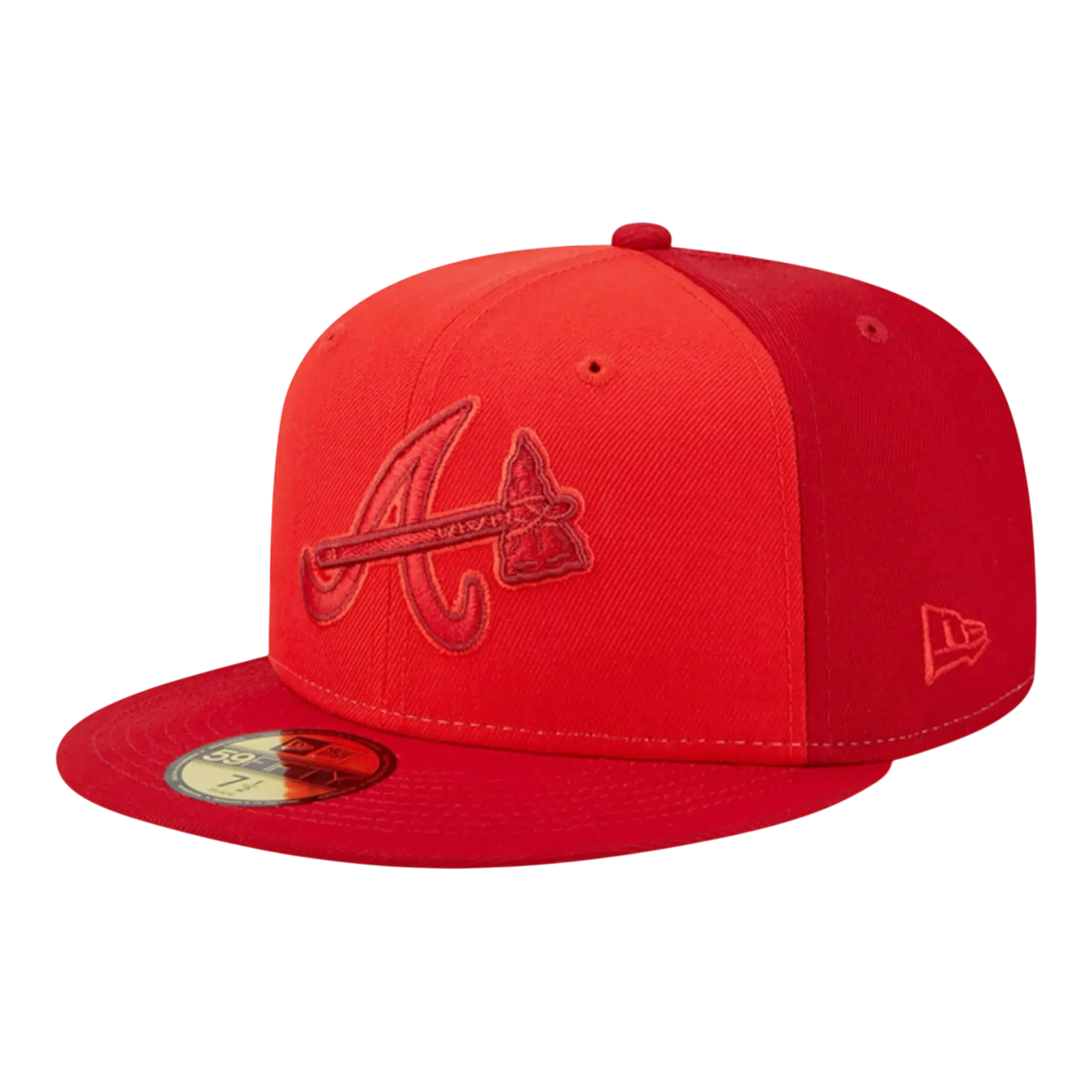 New Era 59Fifty Atlanta Braves Team Fitted Hat Red
