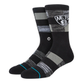 Stance x NBA Cryptic Nets Men Crew Socks Black