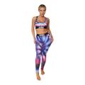 PSD x Playboy Spiral Dye Women Leggings Purple Tie-Dye