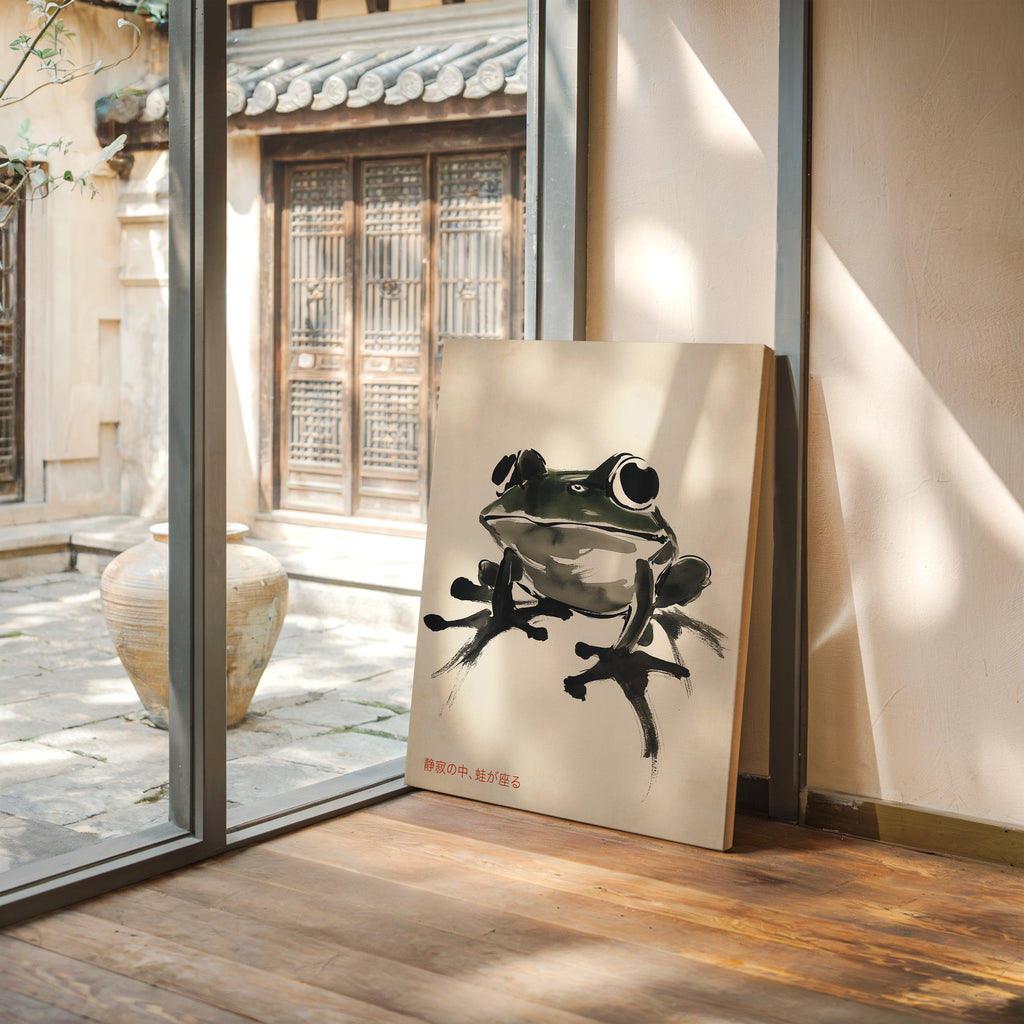 WONDERWALL 'L’Atelier Fun Collection' Zen Frog in Stillness