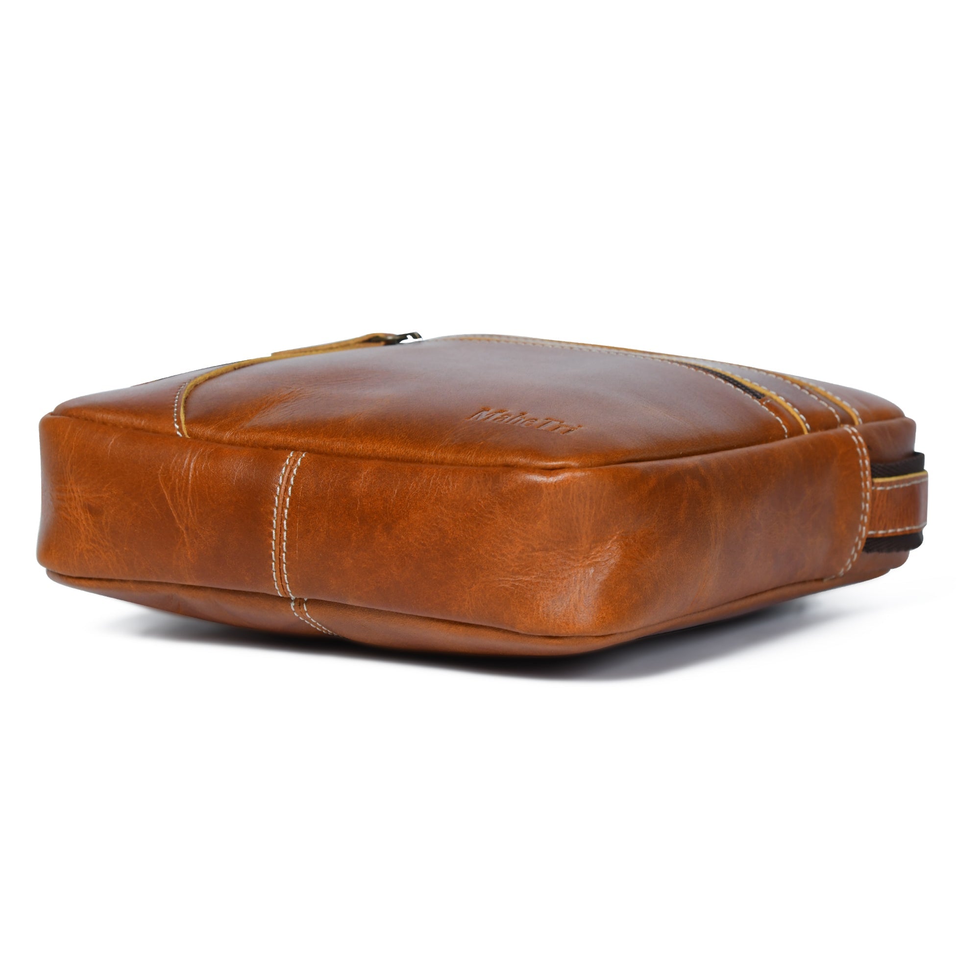 The Compact Messenger - Tan