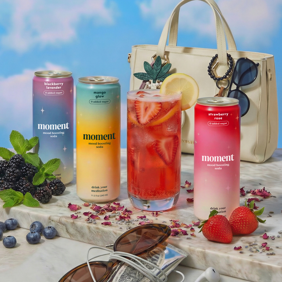 mood - boosting sparkling variety (botanical soda | 24 pack)