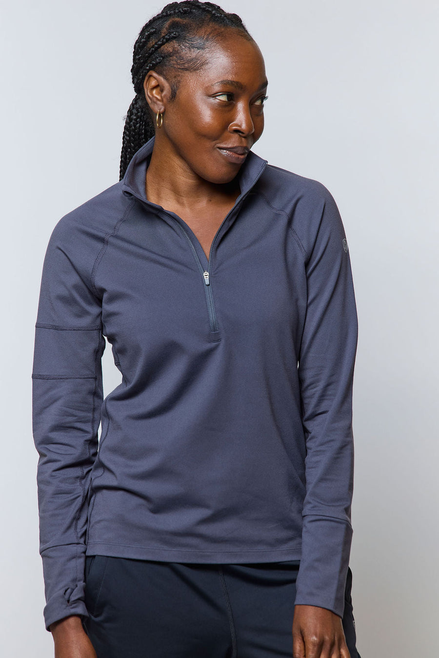 Foudy Mid - Weight Long Sleeve ½ Zip Top