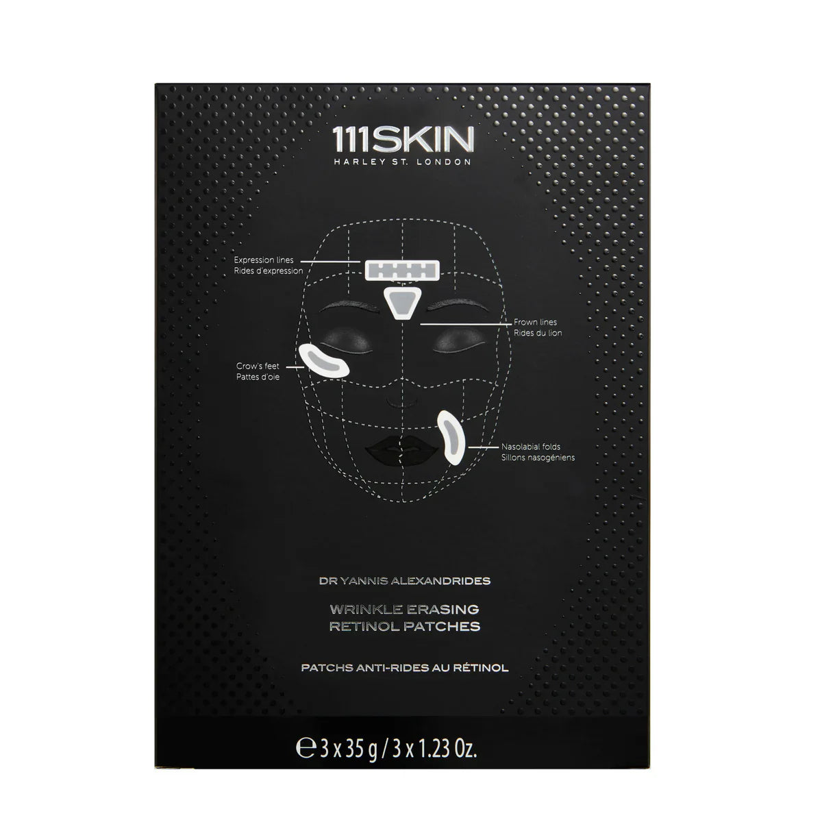 Wrinkle Erasing Retinol Patches Box