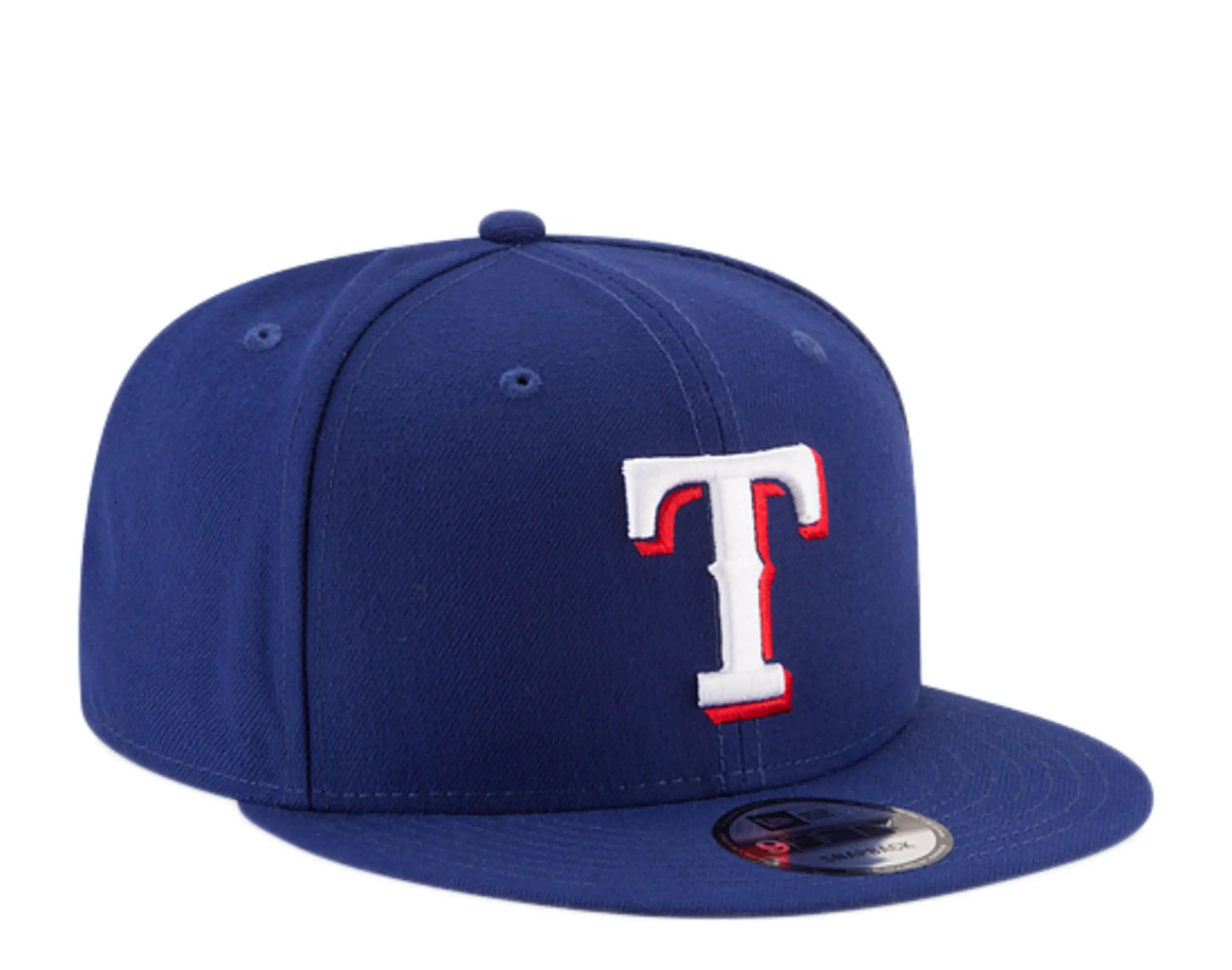New Era 9Fifty Texas Rangers Men Snapback Hat Blue