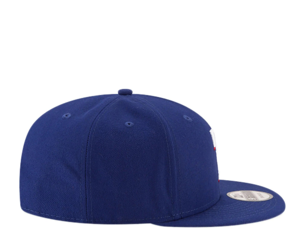 New Era 9Fifty Texas Rangers Men Snapback Hat Blue