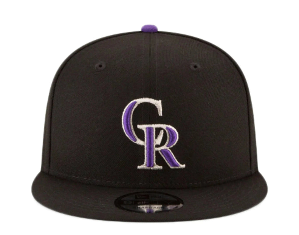 New Era 9Fifty Colorado Rockies Men Snapback Hat Black
