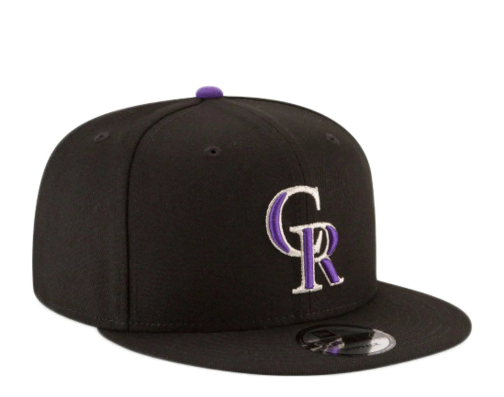 New Era 9Fifty Colorado Rockies Men Snapback Hat Black