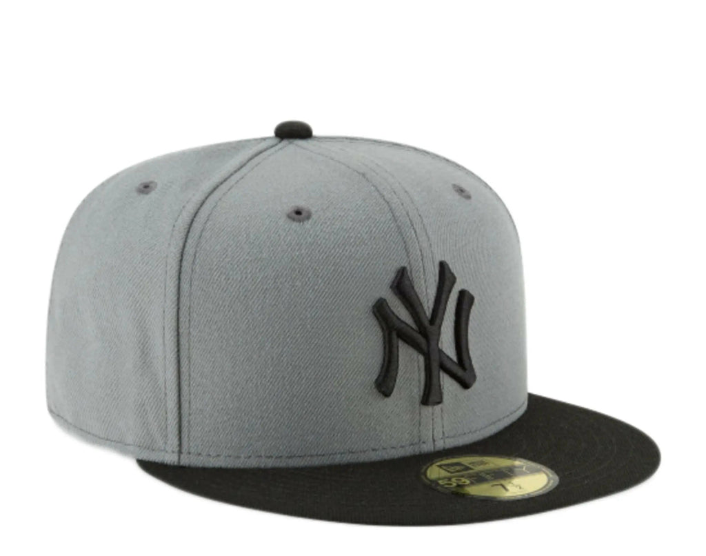 New Era 59Fifty New York Yankees Men Fitted Hat Storm Gray