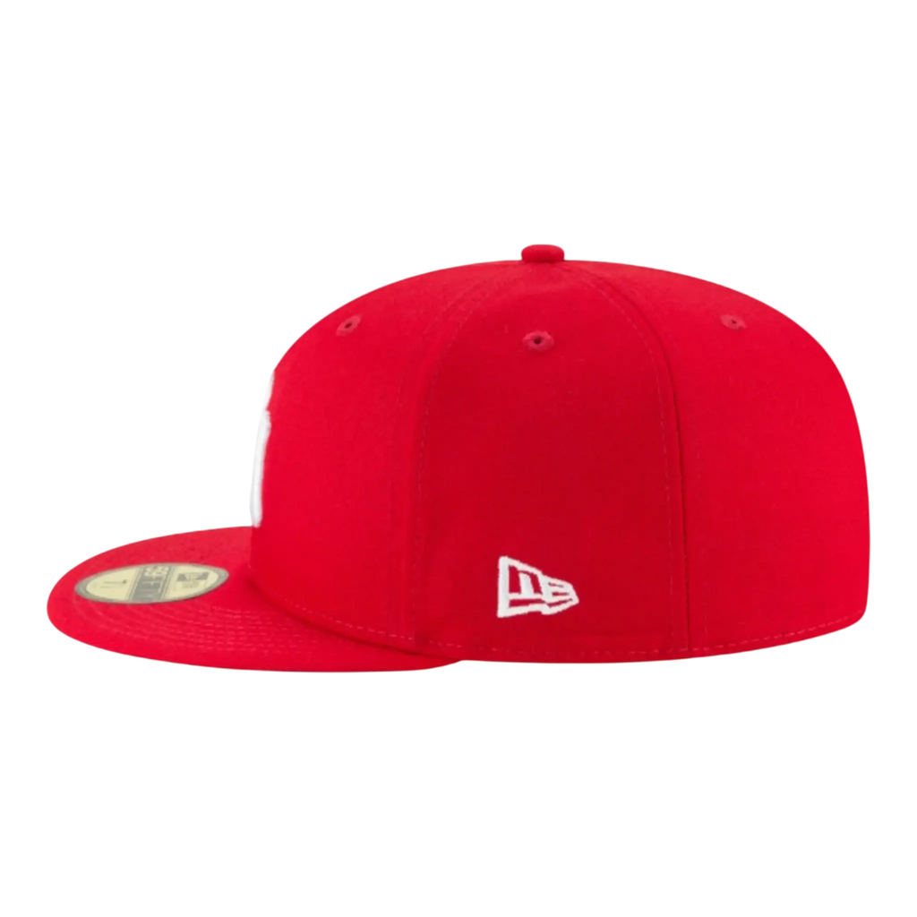 New Era 59Fifty New York Yankees Men Fitted Hat Red