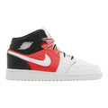 Air Jordan 1 Mid SE Kids Sneakers White/Black/Infrared 23