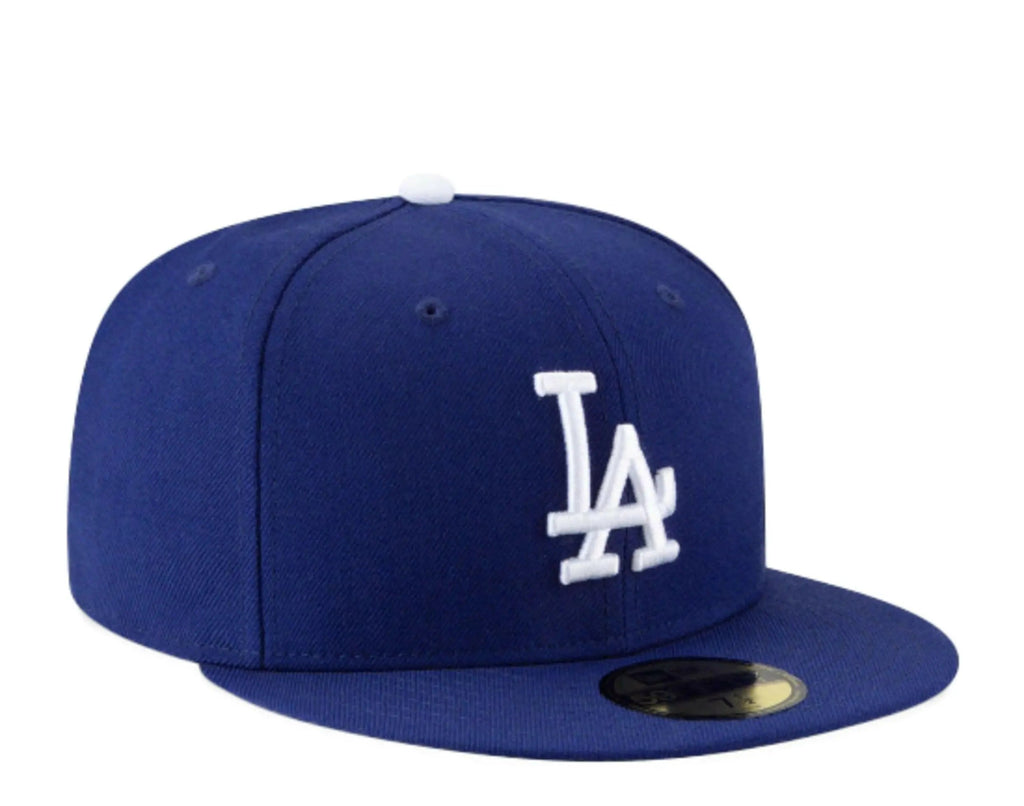 New Era 59Fifty Los Angeles Dodgers Men Fitted Hat Royal Blue