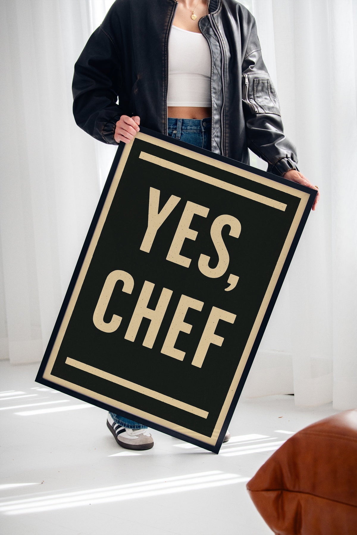 WONDERWALL 'L’Atelier Fun Collection' Yes Chef Kitchen Command Print