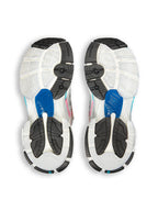Women Mesh And Nylon Multicolor Worn - Out Effect Runner Sneakers