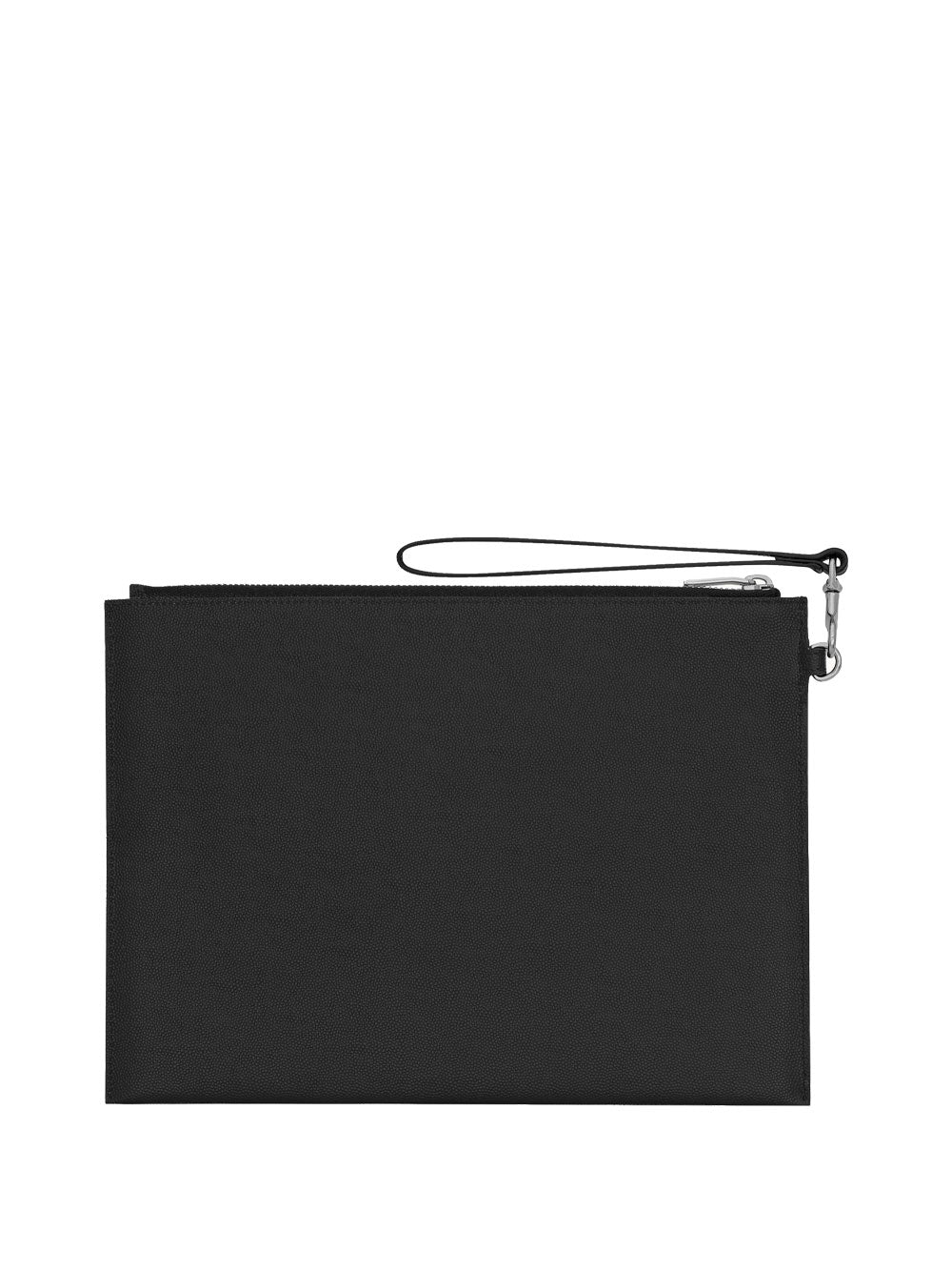 Men Zipped Tablet Holder In Grain De Poudre - Leather