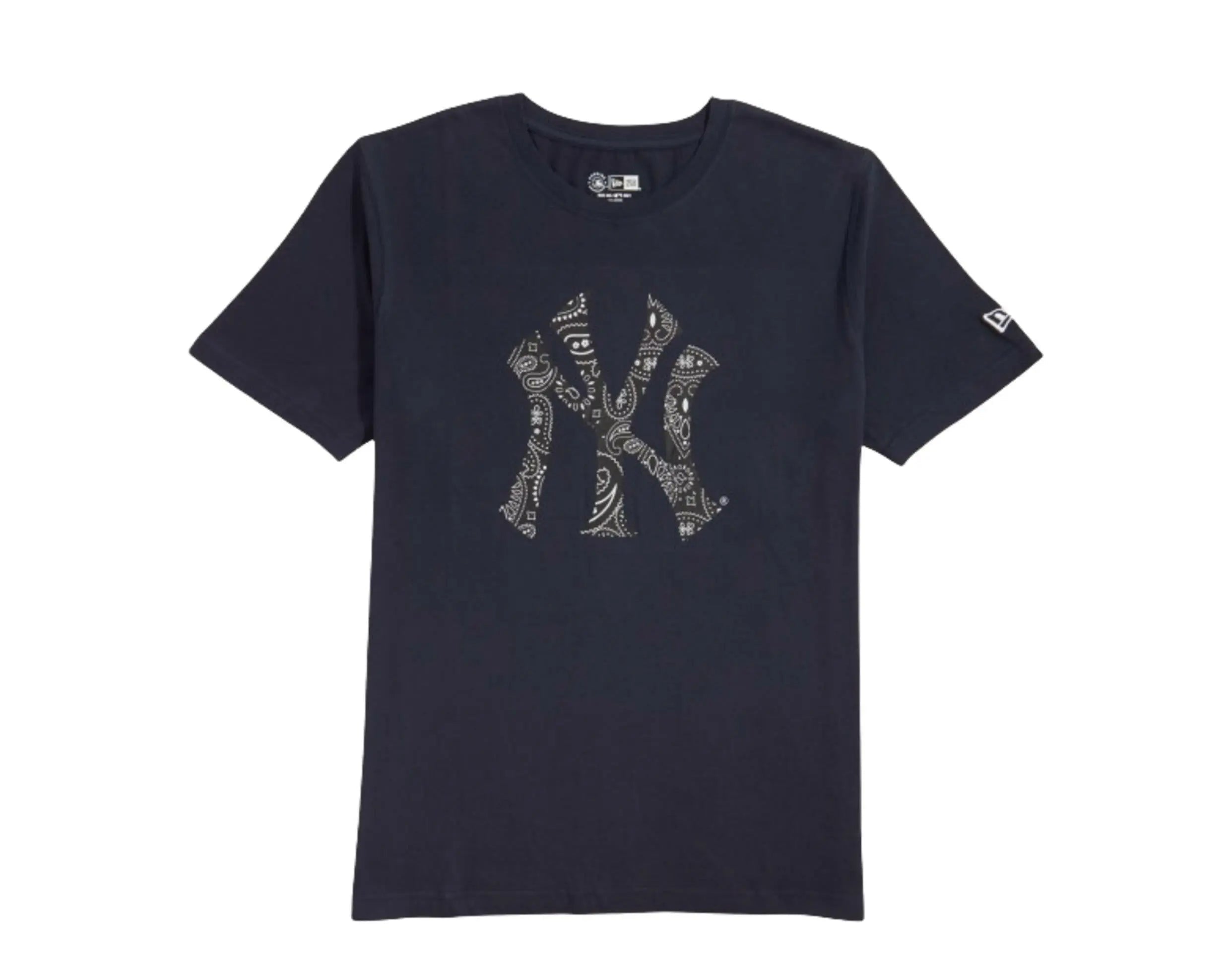 New Era New York Yankees Paisley Elements Men T-Shirt Navy