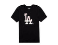 New Era Los Angeles Dodgers Team Drip World Series Men T-Shirt Black/Pink