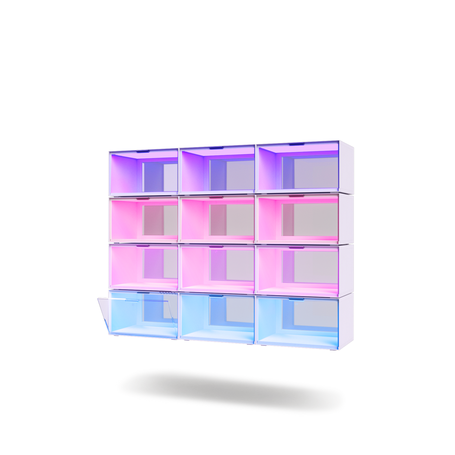 EXPO Smart LED Display Case Smarter Kit (12 Pack)