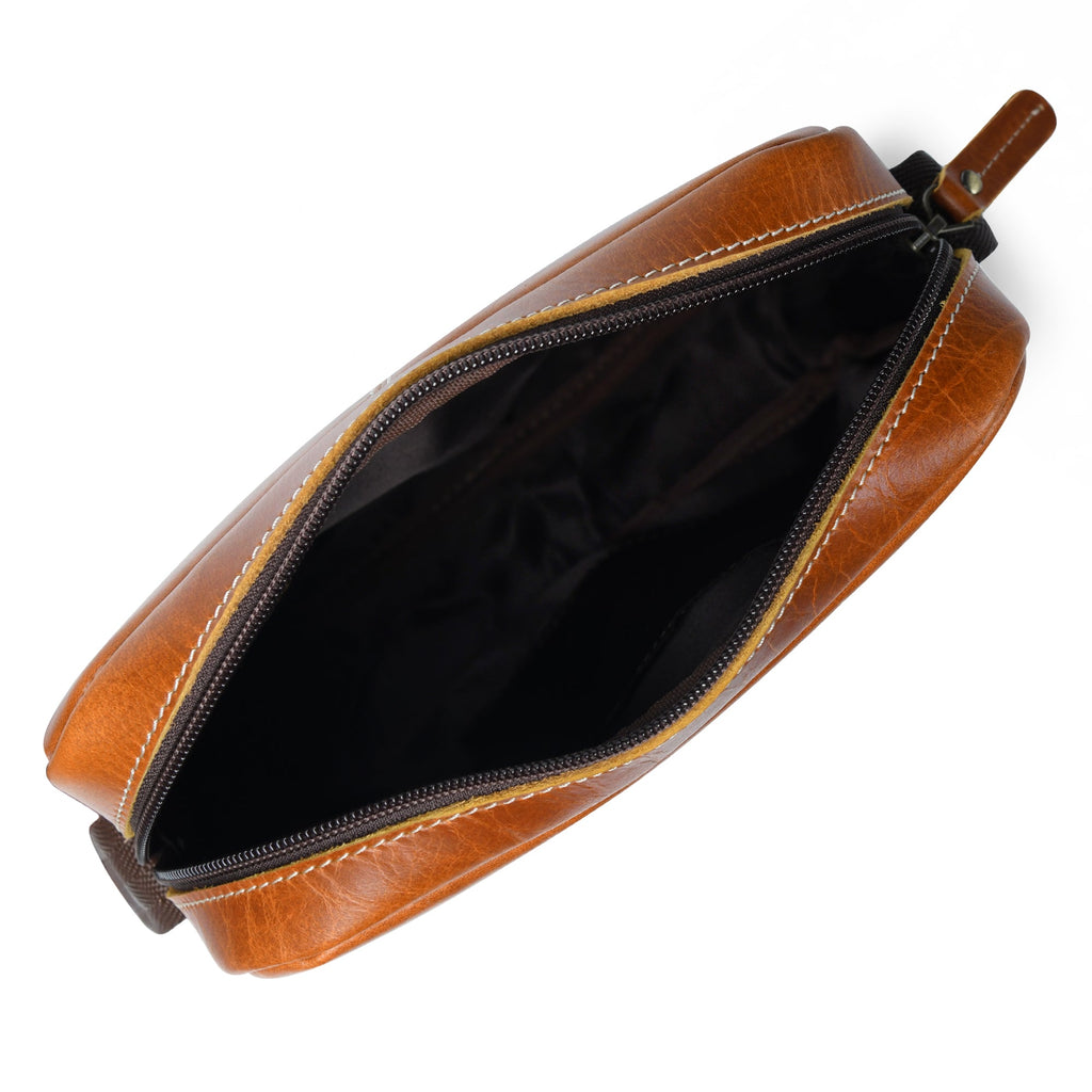 The Compact Messenger - Tan