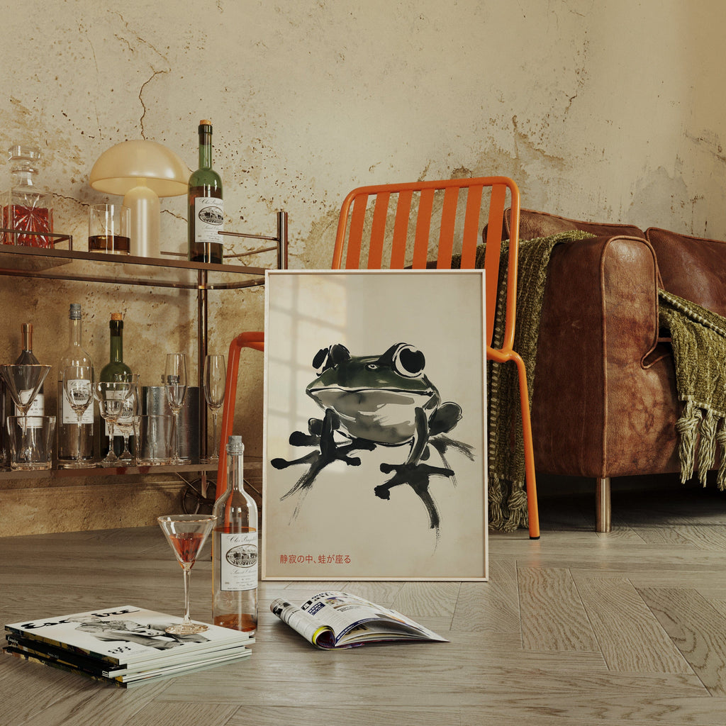 WONDERWALL 'L’Atelier Fun Collection' Zen Frog in Stillness