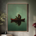 WONDERWALL ‘L’Atelier Fun Collection’ Fishing Ape in a Red Canoe
