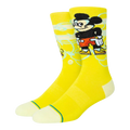Stance x Dillon Froelich Mickey Men Crew Socks Lime Yellow