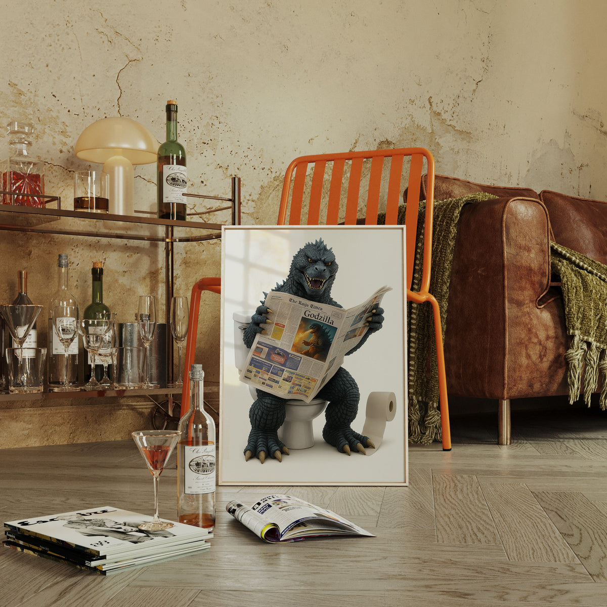 WONDERWALL 'L’Atelier Fun Collection' Godzilla on the Throne