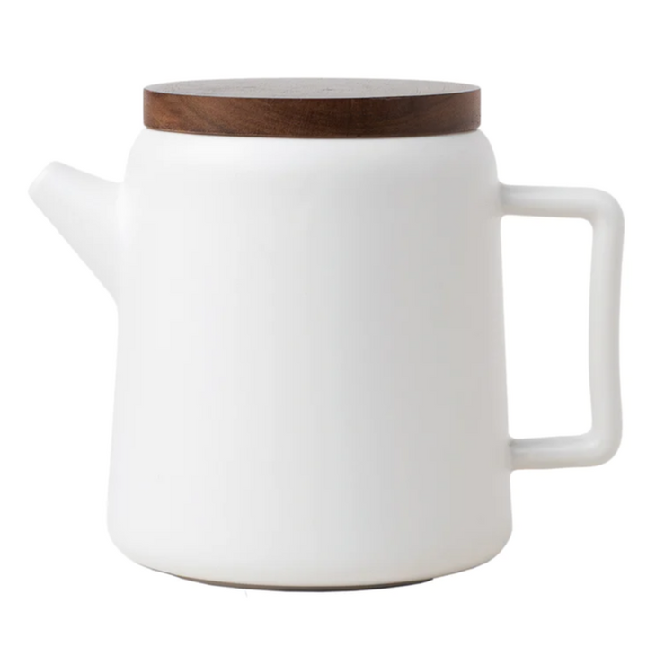 'White' Ceramic Pour Over Serving Pot (32OZ)