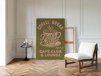 WONDERWALL ‘L’Atelier Fun Collection’ Fresh Brew Retro Coffee Poster