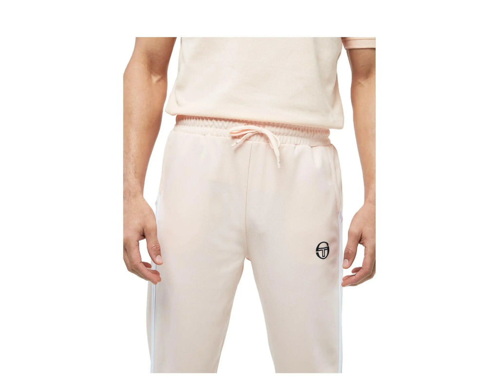 Sergio Tacchini New Damarindo Men Track Pants Pearl Blush/White