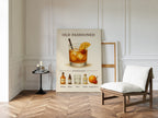 WONDERWALL 'L’Atelier Fun Collection' Old Fashioned Cocktail Recipe Art Print