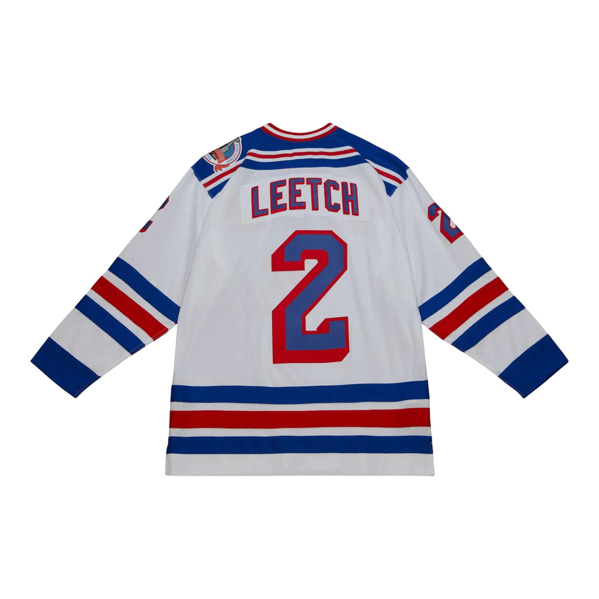 Mitchell & Ness Blue Line Brian Leetch New York Rangers 1993 Men Jersey White