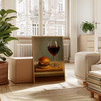 WONDERWALL 'L’Atelier Fun Collection' Burger and Bordeaux Still Life