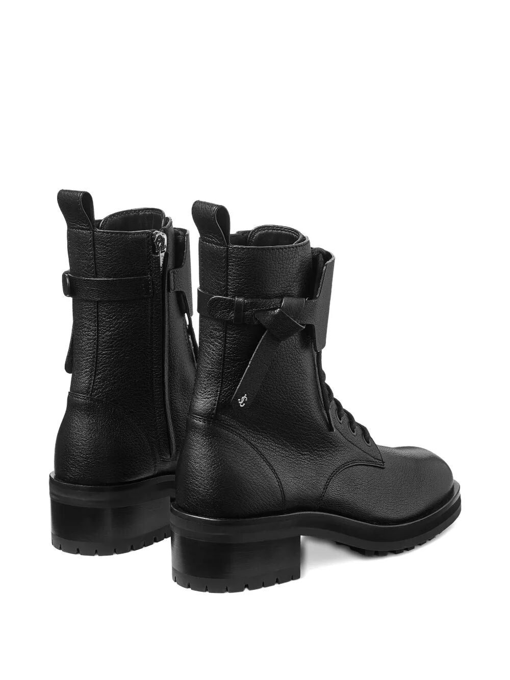 Women Rosabel Leather Lace - Up Combat Boots