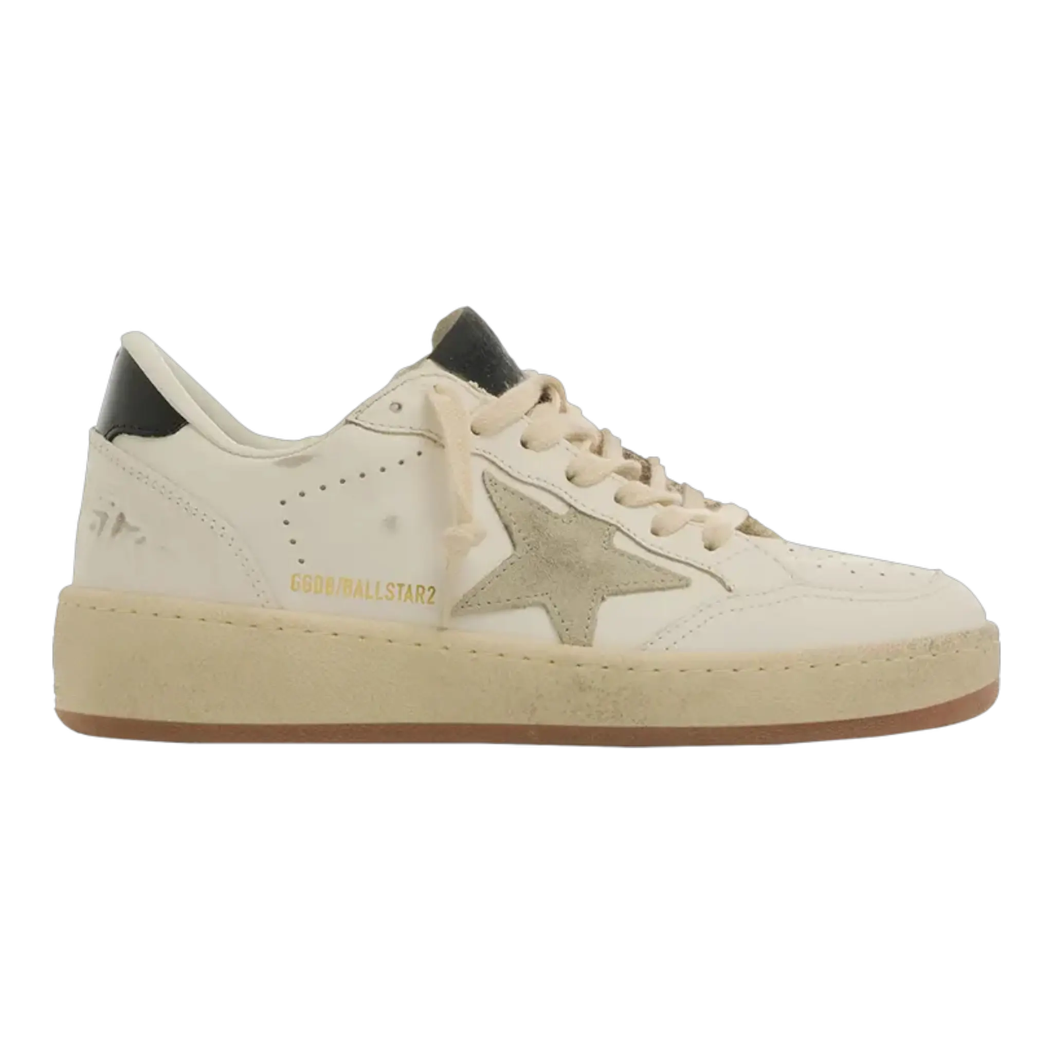 Golden Goose Ball Star 2 Women Sneakers White Ice-Gray Black